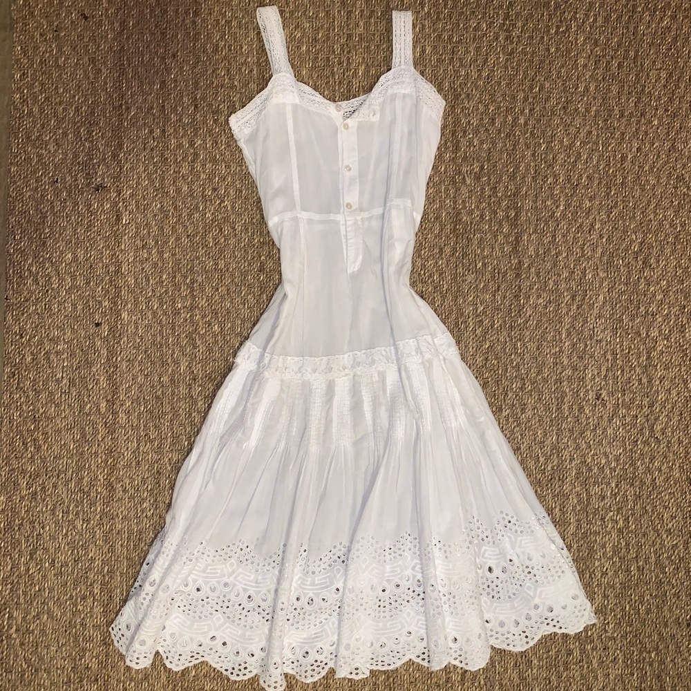 White Eyelet Dress